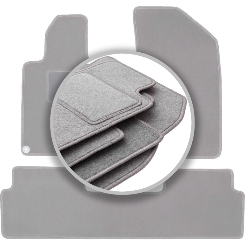 Tapis de sol gris pour Peugeot 508 I berline, break, SW, RXH (2010-2018)