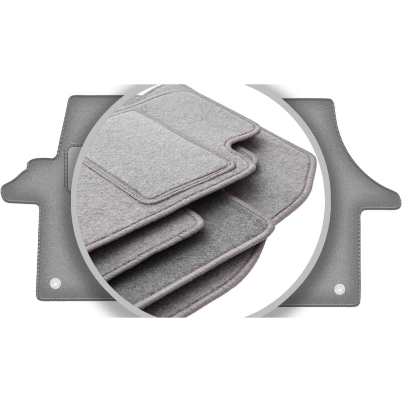 Tapis de sol gris pour Volkswagen Transporter T5 (2003-2015)
