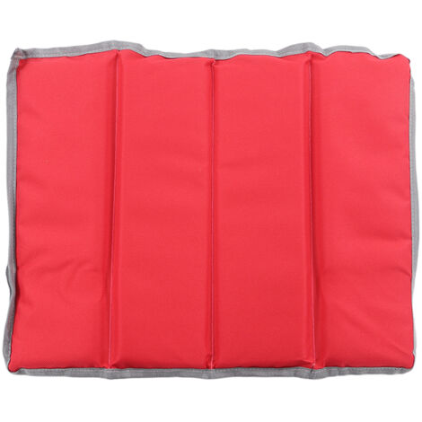 Tapis de sol pliable imperméable et doux pour pique-nique, camping, plage - Rouge