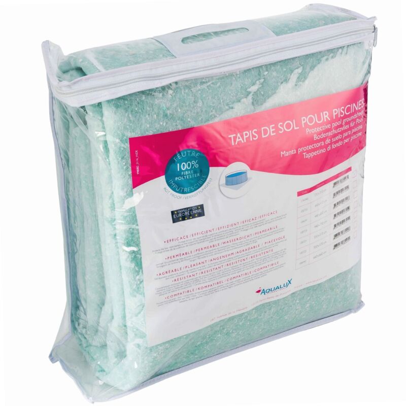 Tapis de sol pour piscine - Feutrine - 110g/m&sup2; - 600x660cm