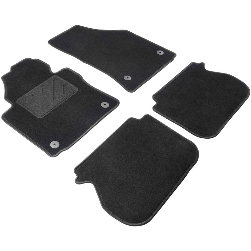 Tapis de sol pour vw Caddy iii 03/2004-05/2015, Caddy iv avec 2 portes coulissantes et bien d'autres