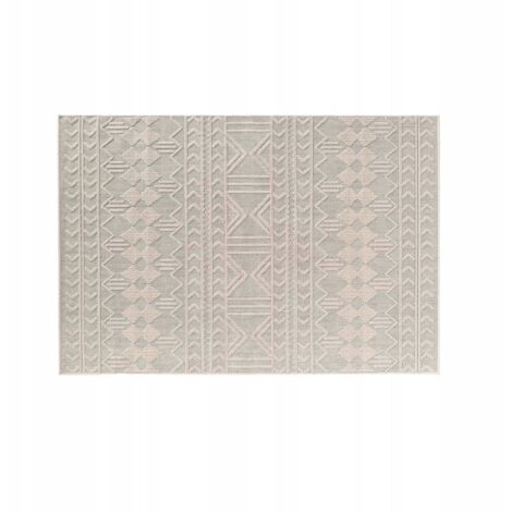 Tapis de sol rectangulaire avec motif en relief.