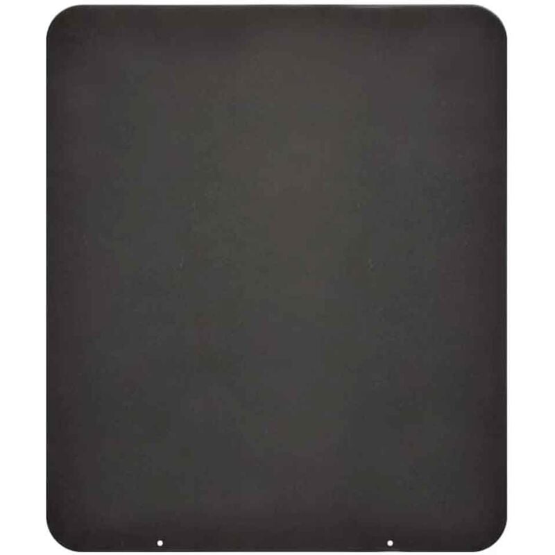 Frankystar - Tapis de sol sous poêle à bois et granulés en acier 70x60 cm