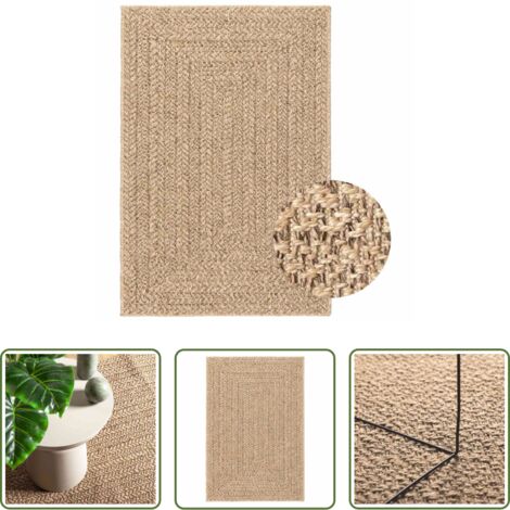 Tapis de sol -  Tapis 120x170 cm aspect jute intérieur et extérieur