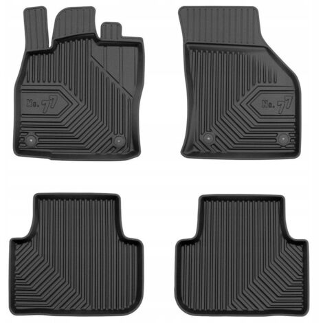 Tapis de sol, tapis de porte, tapis de porte en caoutchouc, bacs pour VW Golf Sportsvan 2014-2020 (77)