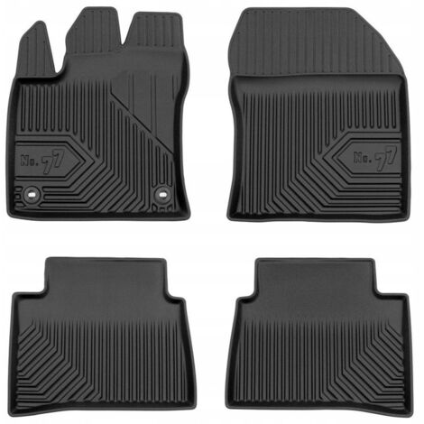 Tapis de sol, tapis d'essuie-glace et bacs en caoutchouc pour Toyota Prius 4 (2015-2023) - 77