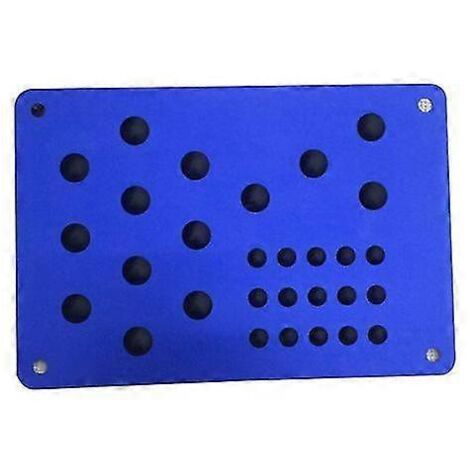 tapis de sol universel pour voiture, protection anti-talon, antidérapant, patch pour moquette, plaque d'usure en alliage automobile, patin antidérapant - Pédales - Bleu