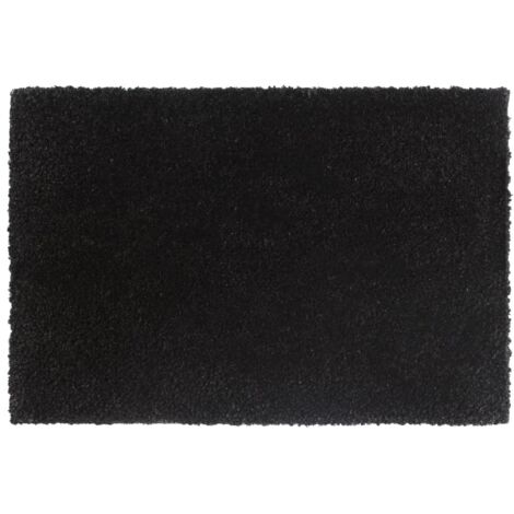 Tapis de sol，Tapis de porte 5 pcs noir 40x60 cm fibre de coco touffeté CFW209505