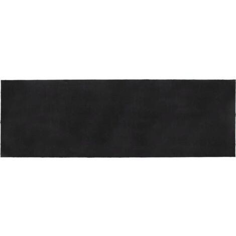 Tapis de sol，Tapis de porte gris foncé 100x300 cm fibre de coco touffeté CFW385163