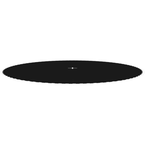 Tapis de sol，Tapis de saut Tissu Noir pour trampoline rond de 4,57 m CFW743667
