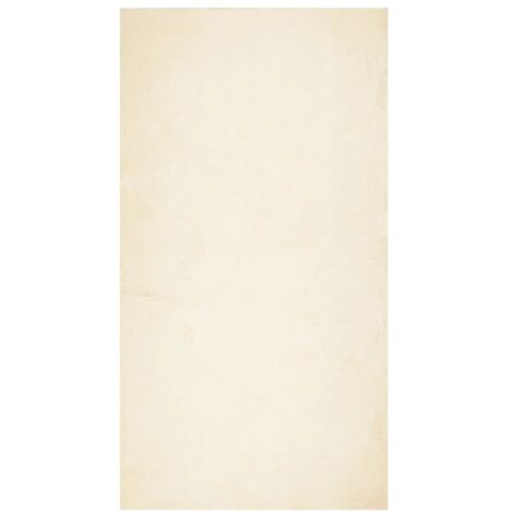 Tapis de sol，Tapis HUARTE à poils courts doux et lavable crème 60x110 cm CFW892671