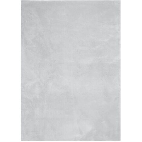 Tapis de sol，Tapis HUARTE à poils courts doux et lavable gris 240x340 cm CFW157731