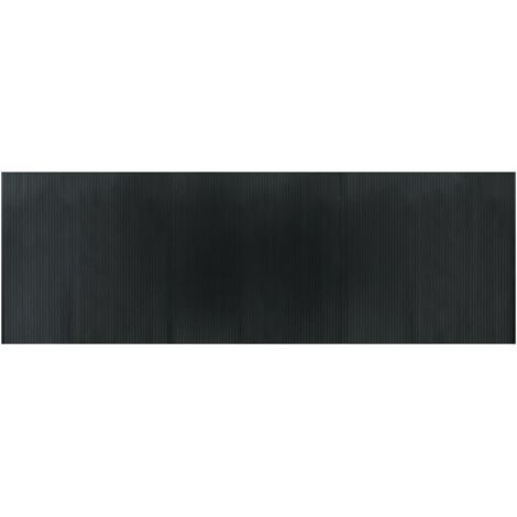 Tapis de sol，Tapis rectangulaire gris 100x300 cm bambou CFW312200