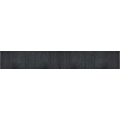 Tapis de sol，Tapis rectangulaire gris 60x400 cm bambou CFW930953