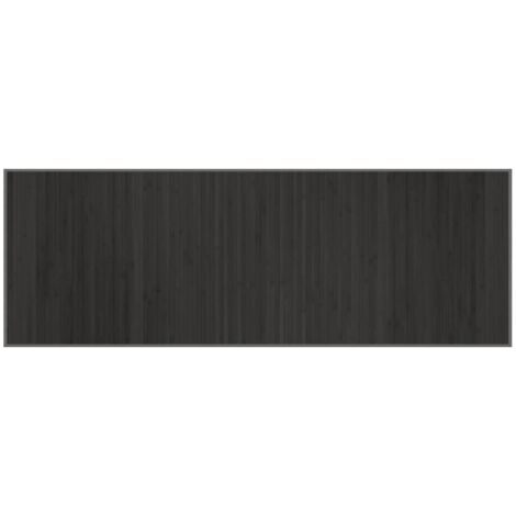 Tapis de sol，Tapis rectangulaire gris 70x200 cm bambou CFW134928
