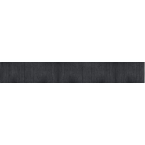 Tapis de sol，Tapis rectangulaire gris 70x500 cm bambou CFW150879