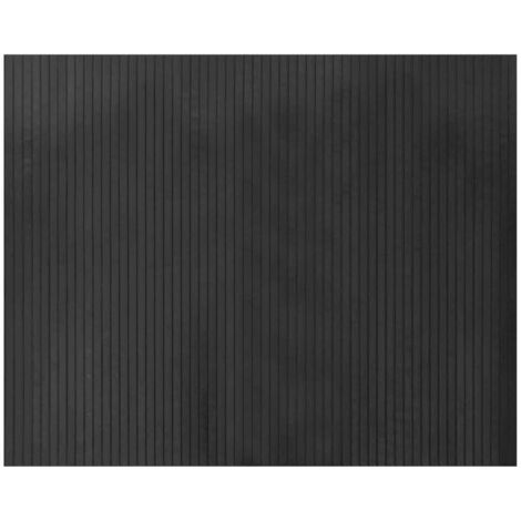 Tapis de sol，Tapis rectangulaire gris 80x100 cm bambou CFW686558