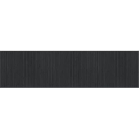 Tapis de sol，Tapis rectangulaire gris 80x300 cm bambou CFW416136