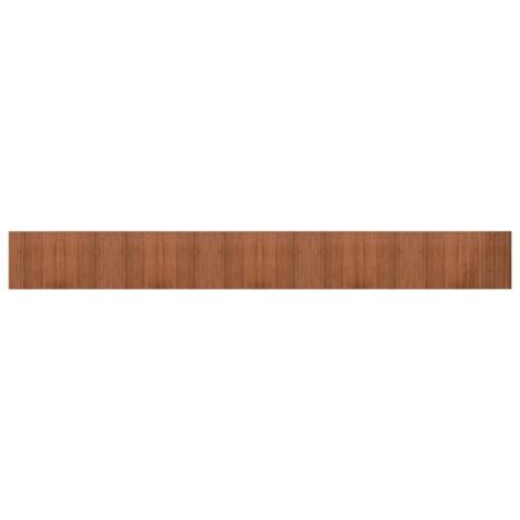Tapis de sol，Tapis rectangulaire marron 60x500 cm bambou CFW845706
