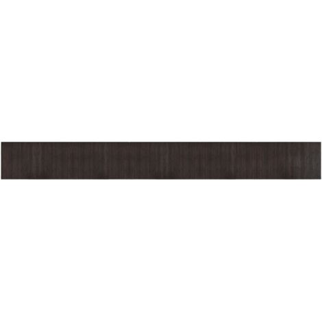 Tapis de sol，Tapis rectangulaire marron foncé 60x500 cm bambou CFW605085