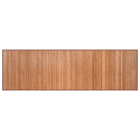 Tapis de sol，Tapis rectangulaire naturel 60x200 cm bambou CFW624275