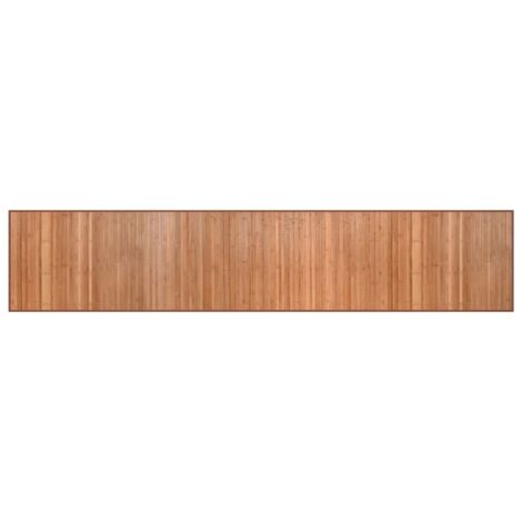 Tapis de sol，Tapis rectangulaire naturel 60x300 cm bambou CFW567210