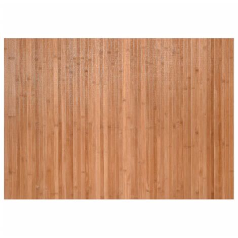 Tapis de sol，Tapis rectangulaire naturel 70x200 cm bambou CFW206823