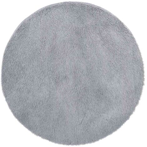 Tapis de sol,Tapis Shaggy à poils longs NAVARRA gris clair 240x240 cm CFW758224