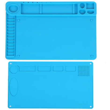 Tapis de Soudure Magnétique Antistatique en Silicone Isolant Thermique pour Téléphone PC Bureau