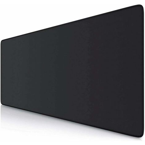 Tapis de souris Gaming - (900x400x2mm) Grande Sous-main avec antidérapant Base de caoutchouc naturel,double Tissage Tissu Surface, pour importe quel Mouse,clavier et ordinateur portable (Noir)