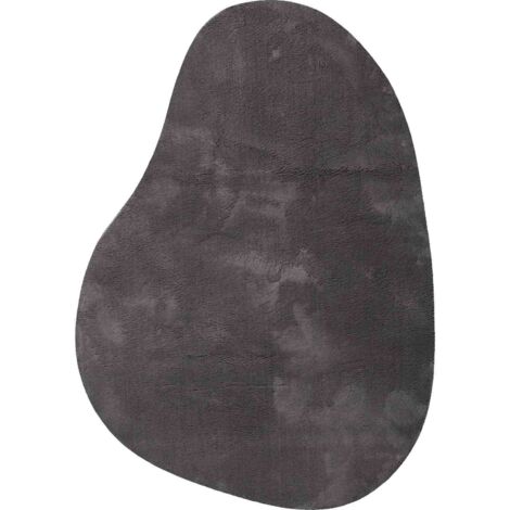 Tapis de surface HUARTE Anthracite 120 x 170 cm Polyester