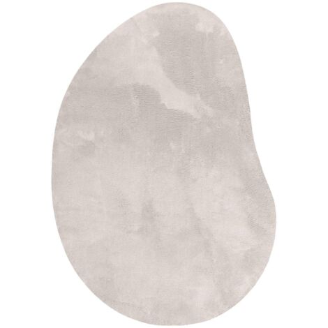 Tapis de surface HUARTE Couleur sable 80 x 150 cm Polyester