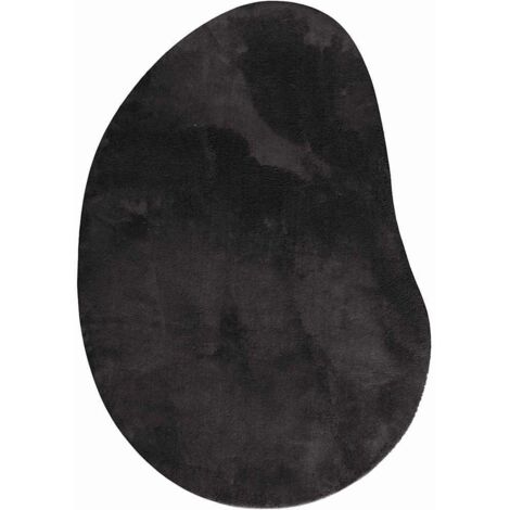 Tapis de surface HUARTE Noir 100 x 200 cm Polyester