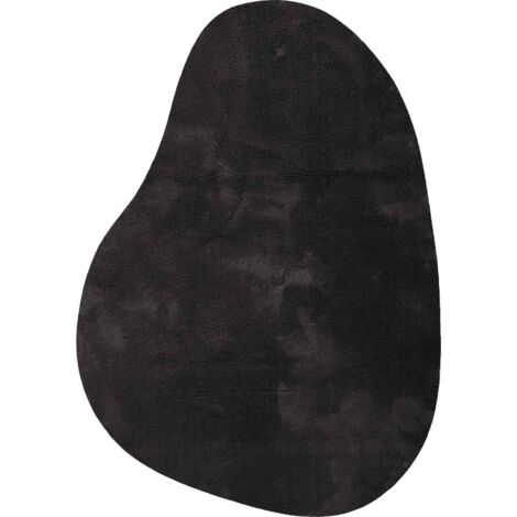 Tapis de surface HUARTE Noir 140 x 200 cm Polyester