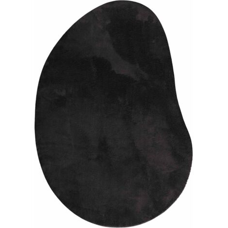 Tapis de surface HUARTE Noir 160 x 230 cm Polyester