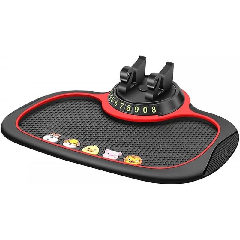 Tapis de tableau de bord de voiture, support de téléphone antidérapant pour tableau de bord