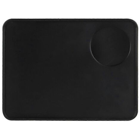 Tapis de tasseur à café en silicone alimentaire antidérapant pour latte, idéal pour tasser la poudre de café.