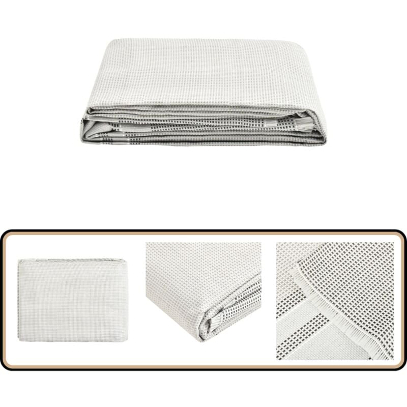Vidaxl - Tapis de tente 400x300 cm Gris - Tapís De Tente - Tapis De Camping - Tapis Extérieur - Tapis De Jardin - Polypropylène