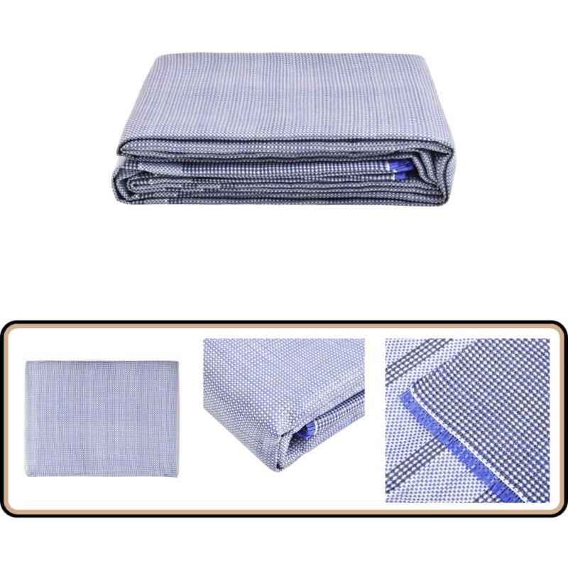 Vidaxl - Tapis de tente 700x300 cm Bleu - Tapís De Tente - Tapis De Camping - Tapis Extérieur - Tapis De Jardin - Polypropylène