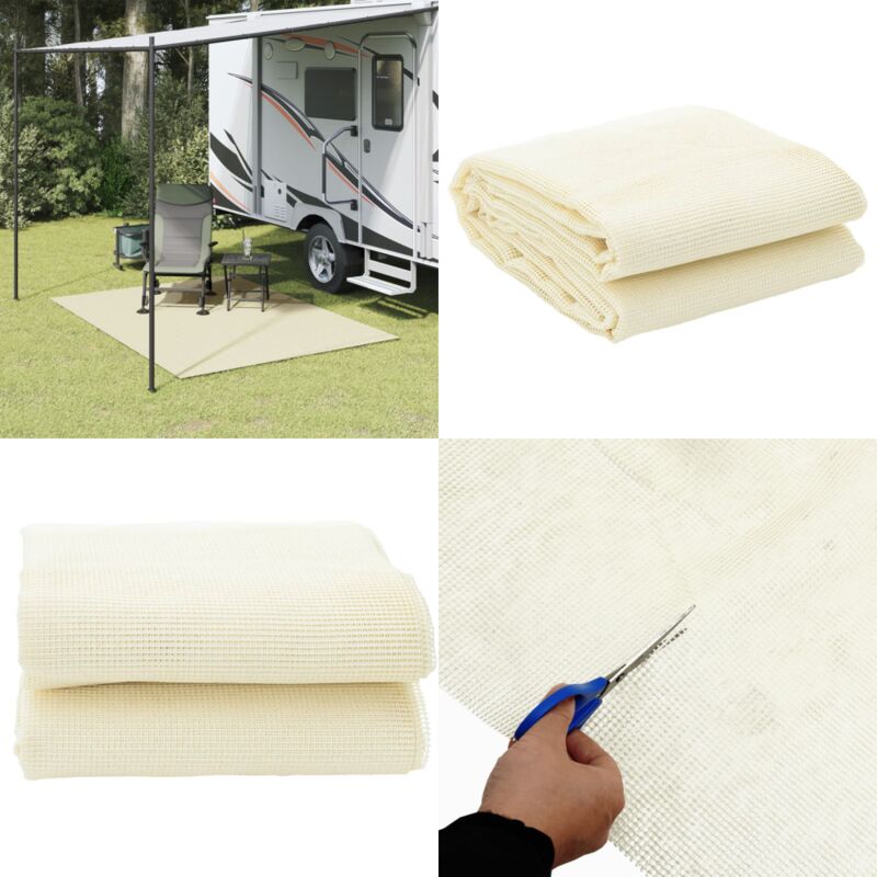 Vidaxl - Tapis de tente crème 4x2 m - Tappeto Da Campeggio - Tappetino Per Tenda - Tappeto Impermeabile - Tappetino Pieghevole - Accessorio Per