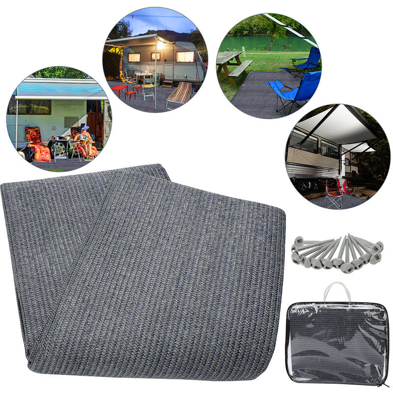 Tapis de tente Tapis de camping Tapis extérieur Tapis de sol 300x500cm