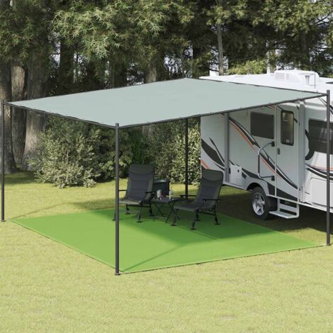 Tapis de tente-Tapis d'extérieur vert clair 400x500 cm PEHD 423937