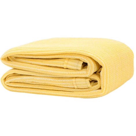 Tapis de tente  Tapis extérieur 200x400 cm Beige CFW95891
