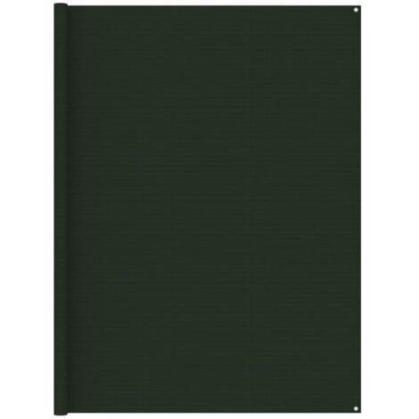 Tapis de tente Terrasse Salon Cuisine - Tapis de jardin 250x250 cm Vert foncé BV951159 - BonneVie