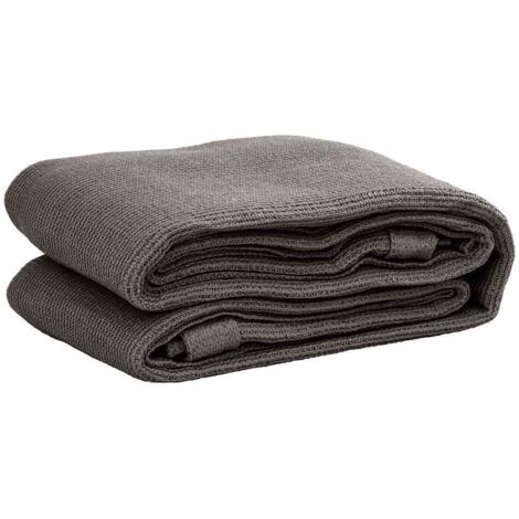 Tapis de tente Terrasse Salon Cuisine - Tapis de jardin 250x350 cm Anthracite BV472948 - BonneVie