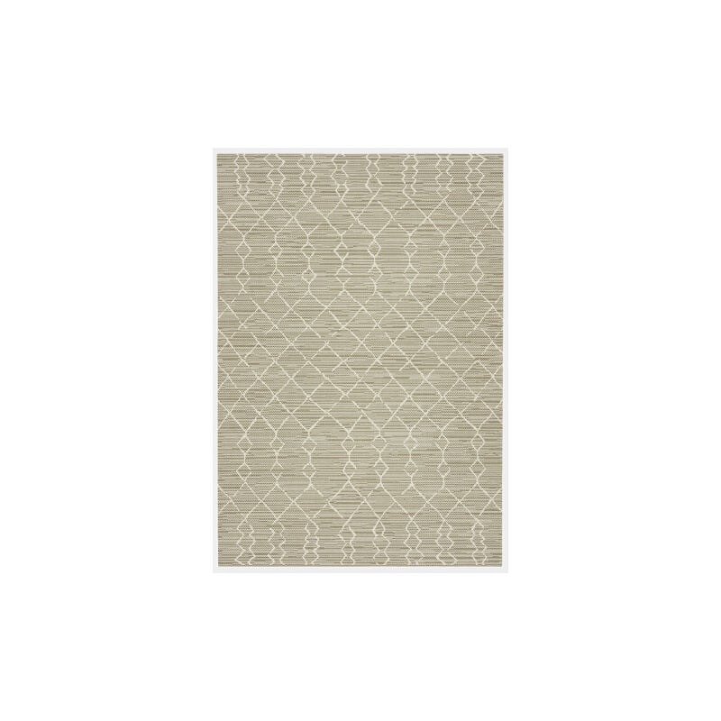 Décoweb - Tapis de terrasse - Scandinave - Marron clair - 160 x 230 cm