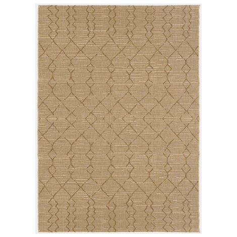 Tapis de terrasse - Scandinave - Marron cuivré - 80 x 150 cm