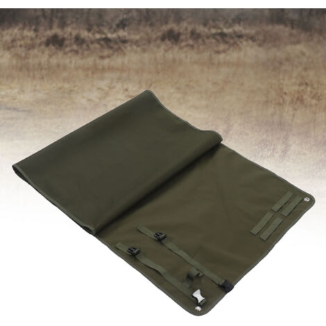 Tapis de Tir Oxford Imperméable Rembourré Pliable pour le Camping et les Sports Extérieurs [Vert Militaire]