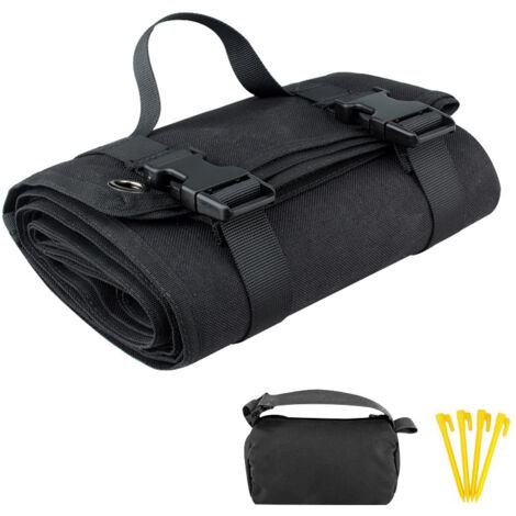 Tapis de tir tactique noir tapis de camping tapis de chasse anti-dérapant couverture de pique-nique