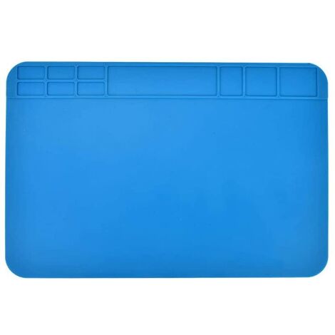 Tapis de Travail en Silicone, Tapis à Souder En Silicone, Tapis de Réparation en Silicone pour la Réparation de Circuits Imprimés, 30 x 20cm